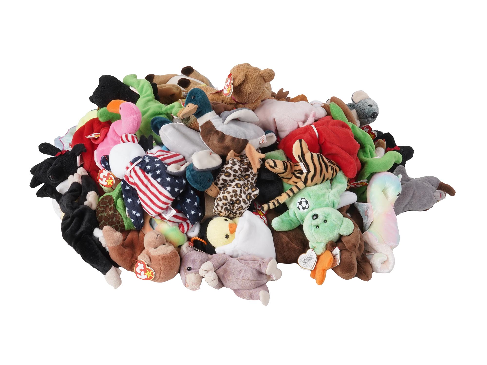 VINTAGE 1990S BEANIE BABY ANIMAL TOYS COLLECTION PIC-0